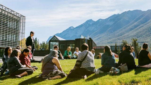 Indigenous Leadership program participants, Banff Centre. Photo by Chris Amat.