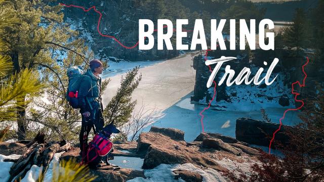 Image from the film Breaking Trail