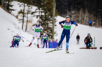 Isobel Hendry cross country skiing 