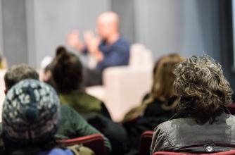 Literary Arts Talk at Banff Centre, photo by Donald Lee