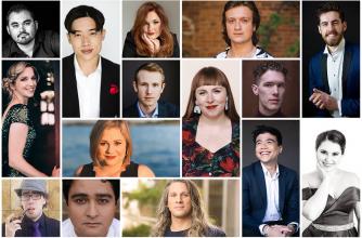 Participants in the Opera in the 21st Century program, Banff Centre 2023.