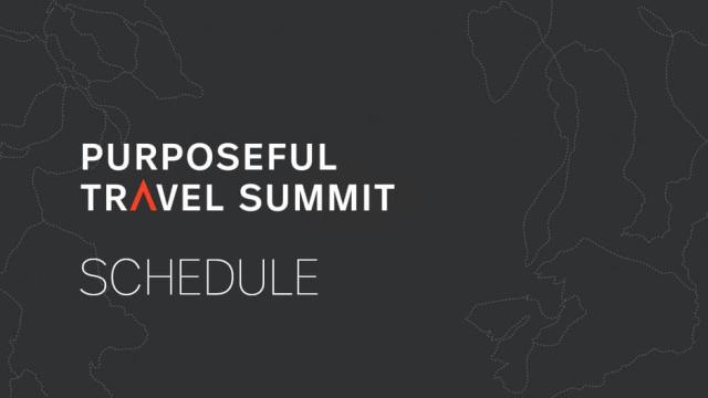 Purposeful Travel Schedule