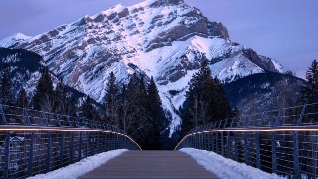 Cascade Mountain in Banff National Park