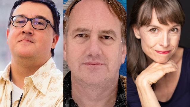 Program faculty David Heska Wanbli Weiden, Wayne Arthurson, and Nita Prose