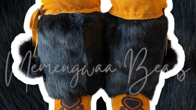 Bead motif mukluks