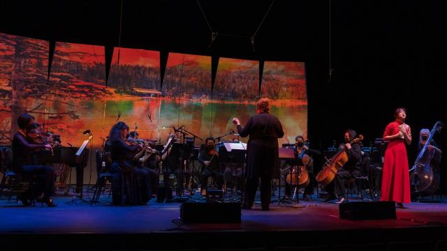 Opera singers on stage