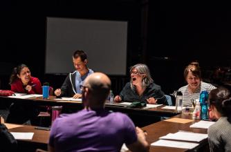 Playwrights workshopping 