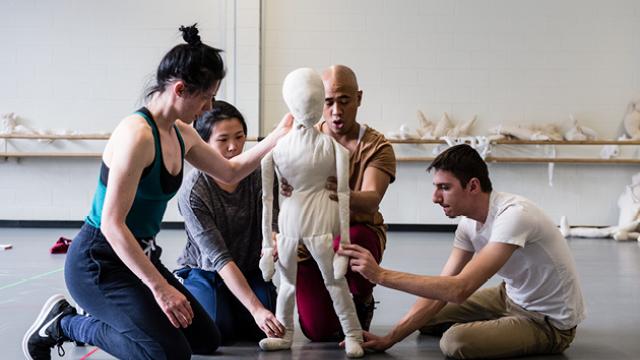 Banff Puppet Theatre Intensive participants, 2018. Photo by Rita Taylor.