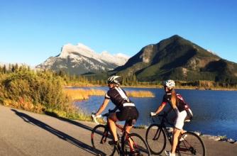 Fall bike ride - Vermillion Lakes