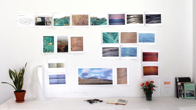 studio research images by artist Éloïse Plamondon-Pagé, 