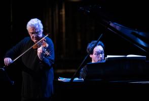 Pinchas Zuckerman on violin and Shai Wosner on piano