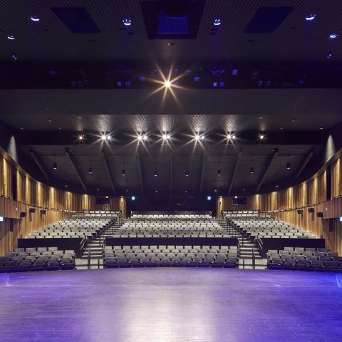 Encompassing view of Jenny Belzberg Theatre