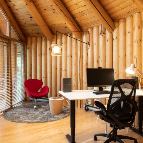 Desk in Cardinal Studio