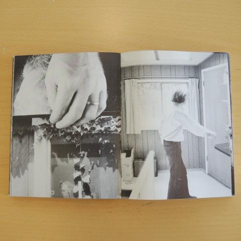 Two-page spread from Michael Snow's photo based book Cover to Cover