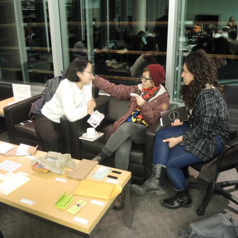 Participants were able to give readings of the Tarot cards to each other