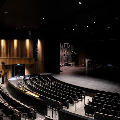 Balcony view of Jenny Belzberg Theatre