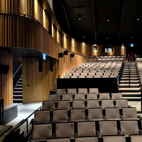 Stage left at Jenny Belzberg Theatre