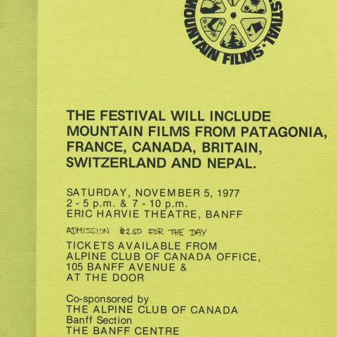 1977 Banff Poster