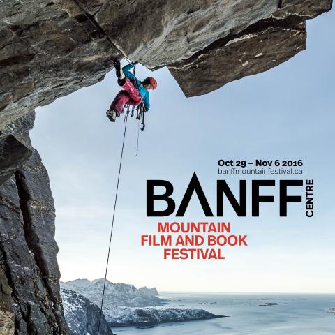 2016 Banff Centre Mountain Film and Book Festival Poster, Thomas Senf