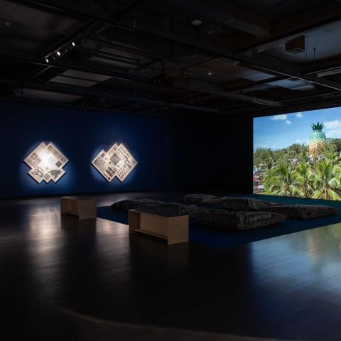 Imagery from the Exhibition : 'Piña, Why is the Sky Blue?' 