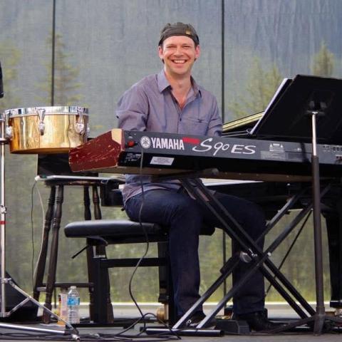 Key players Kristian Alexandrov playing outside on stage 