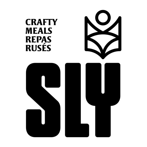 Sly foods fox face logo