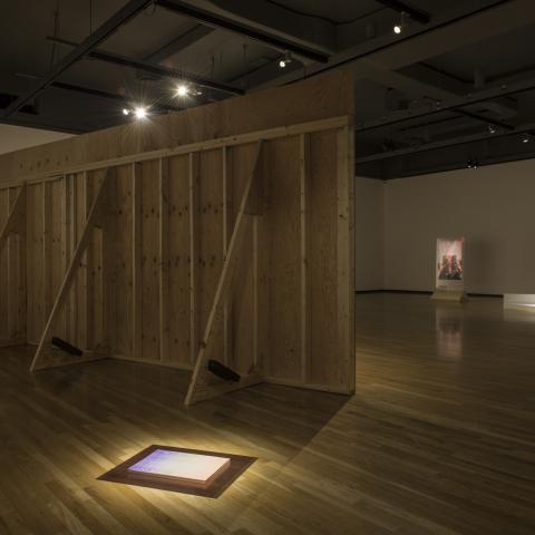 Installation view of 'No Visible Horizon', Walter Phillips Gallery, Banff Centre for Arts and Creativity. Photo Rita Taylor