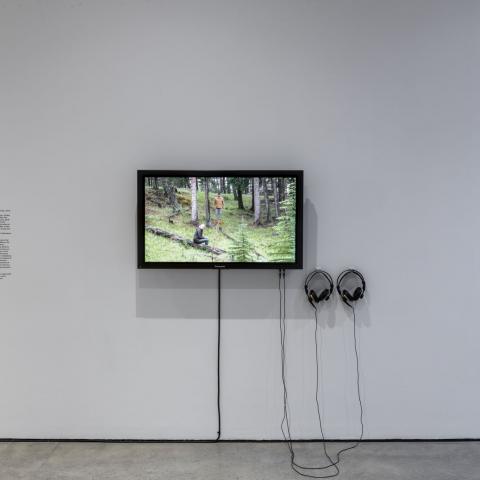 Image from the exhibition "In the Present Moment" at Walter Phillips Gallery