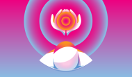 White hat and hands holding circular flower in the Handmaids Tale Illustration
