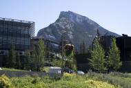 Banff Centre Campus, Cascade Mountain in the Background. 