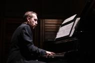 David Potvin at the piano