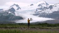 From the film Footprints on Katmai, photo by Max Romey