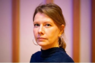 portrait of women with a soft pink background