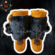 Bead motif mukluks