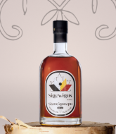 Bottle of maple syrup