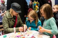 Children doing crafts
