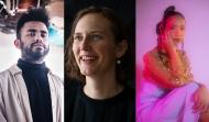 Nick Dunston, photo courtesy of the artist, Anna Webber, photo by TJ Huff, and Kalia Vandever, photo by Bao Ngo