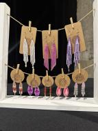 Selection of Beaded Earrings by Warisose 